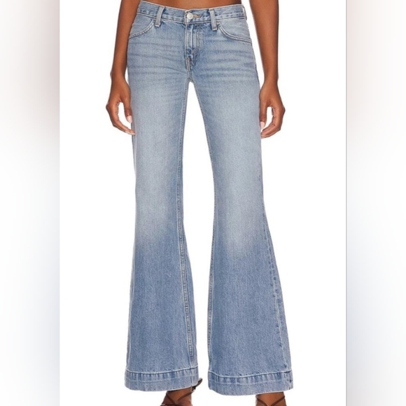 NWT RE/DONE 70'S LOW RISE BELL BOTTOM, SIZE 26 - Picture 2 of 9